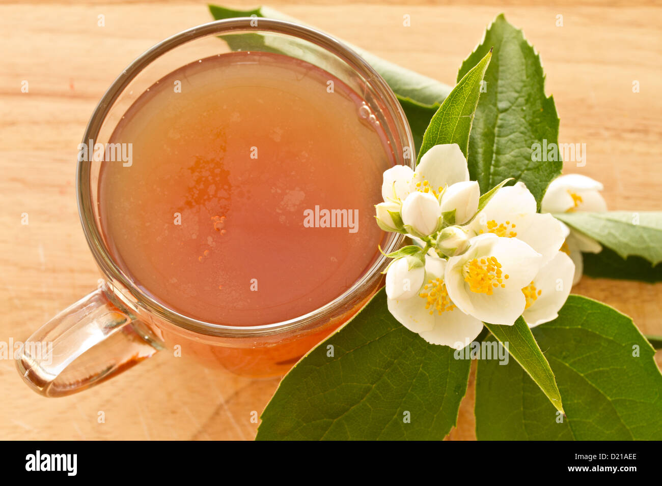 Tea with Jasmine Stock Photo Alamy