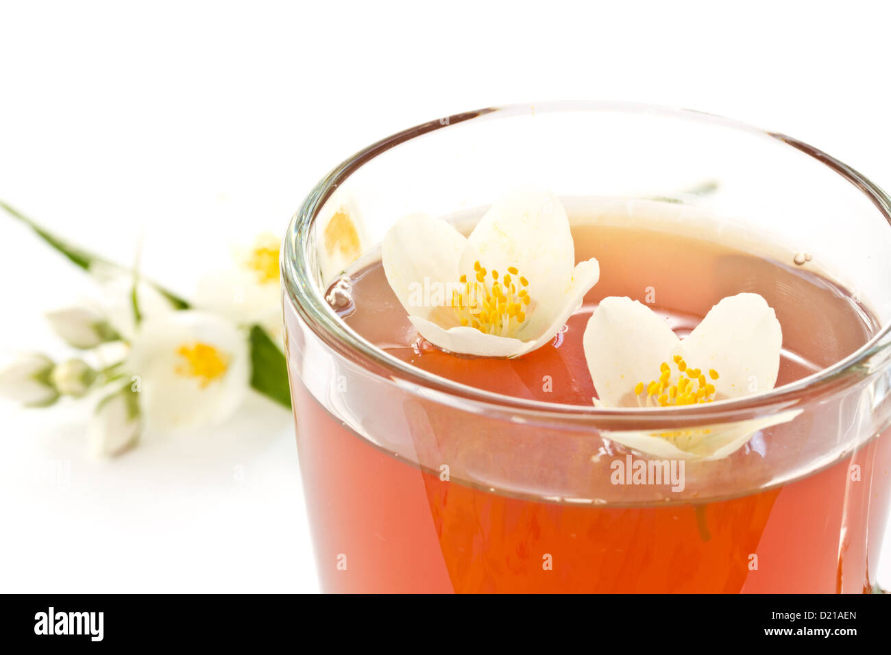 Tea with Jasmine Stock Photo Alamy