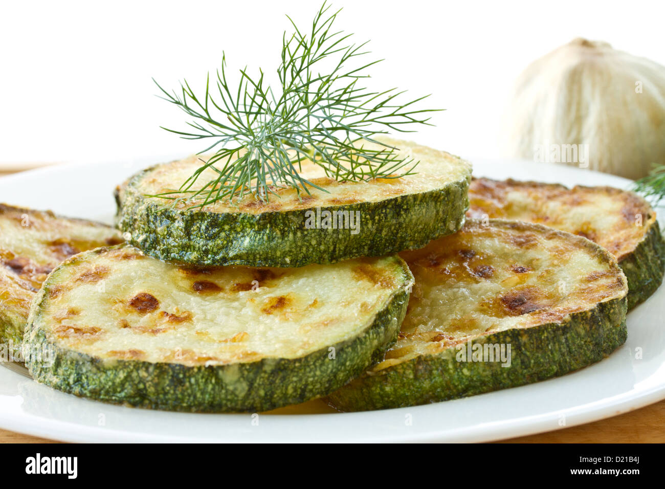 fried zucchini Stock Photo