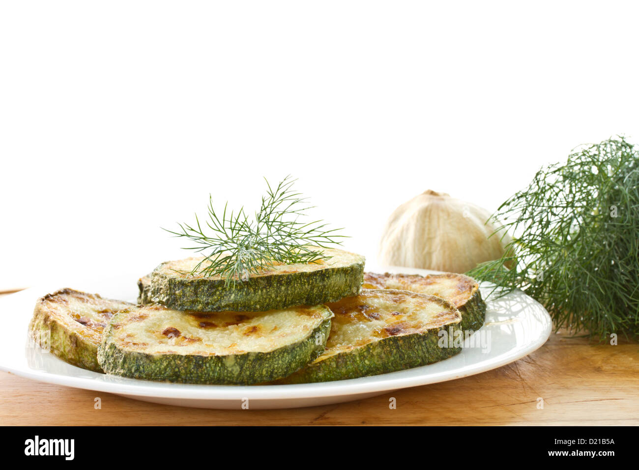 fried zucchini Stock Photo