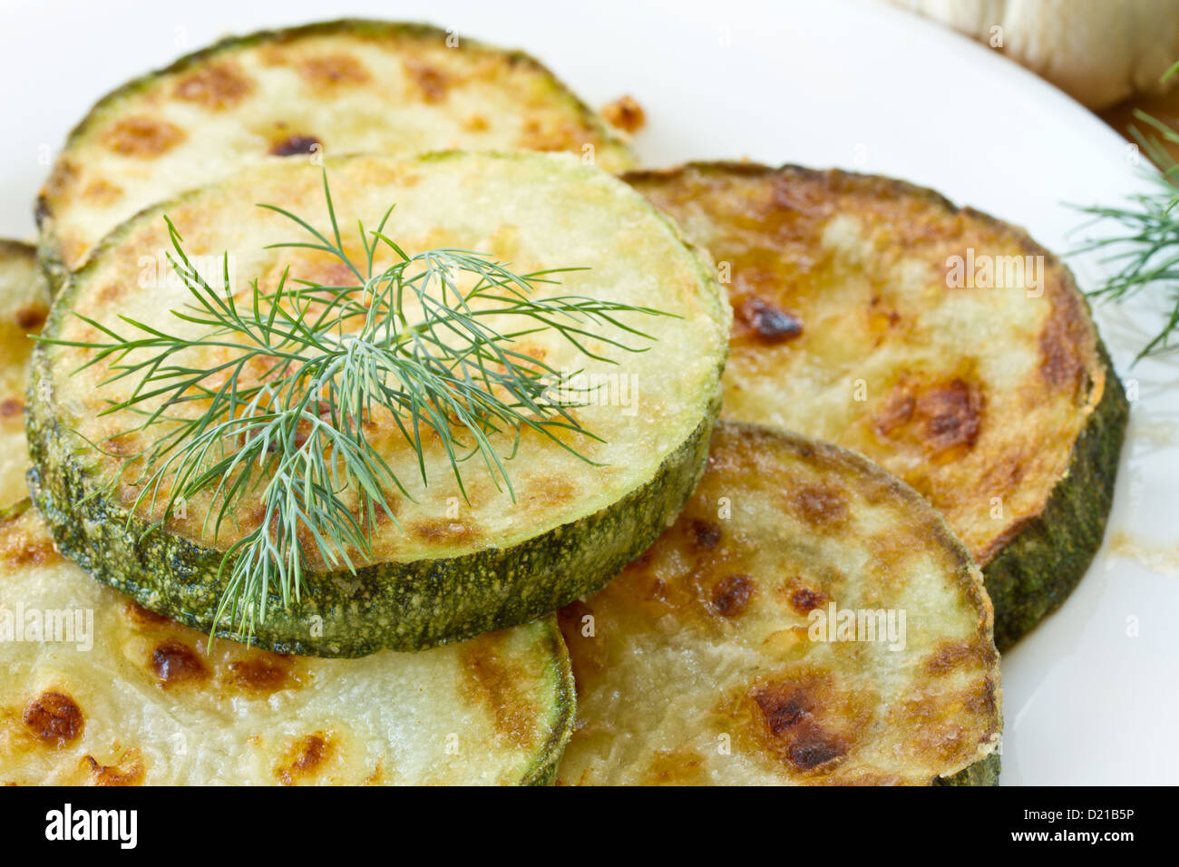 fried zucchini Stock Photo