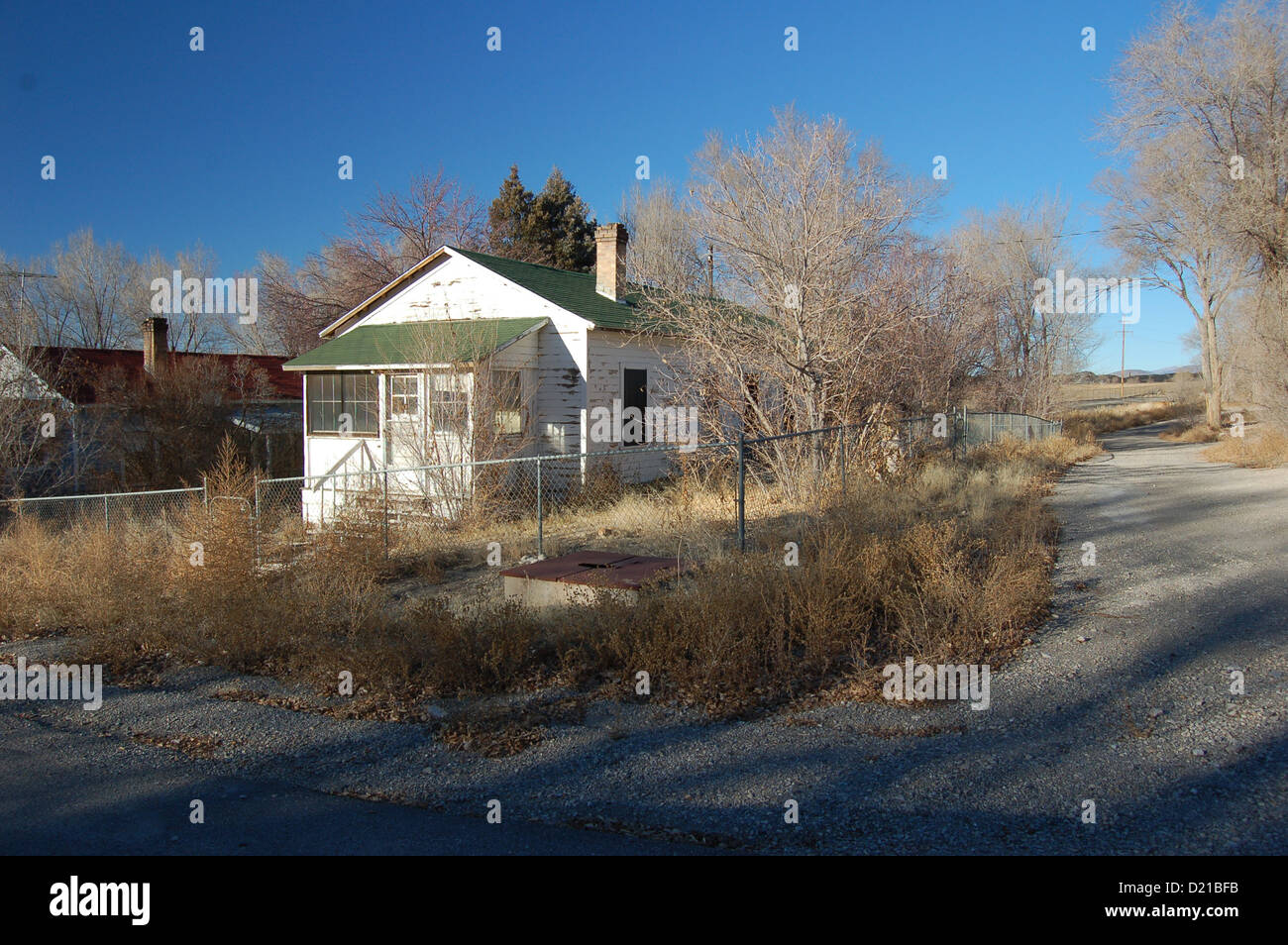 Old buildings in mcgill, nevada, usa Stock Photo