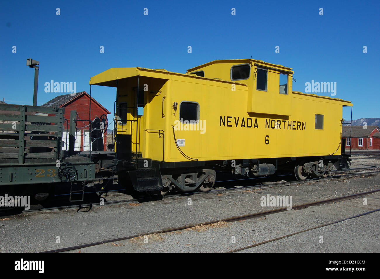mcgill,nevada,usa,train and station lokomotive Stock Photo Alamy