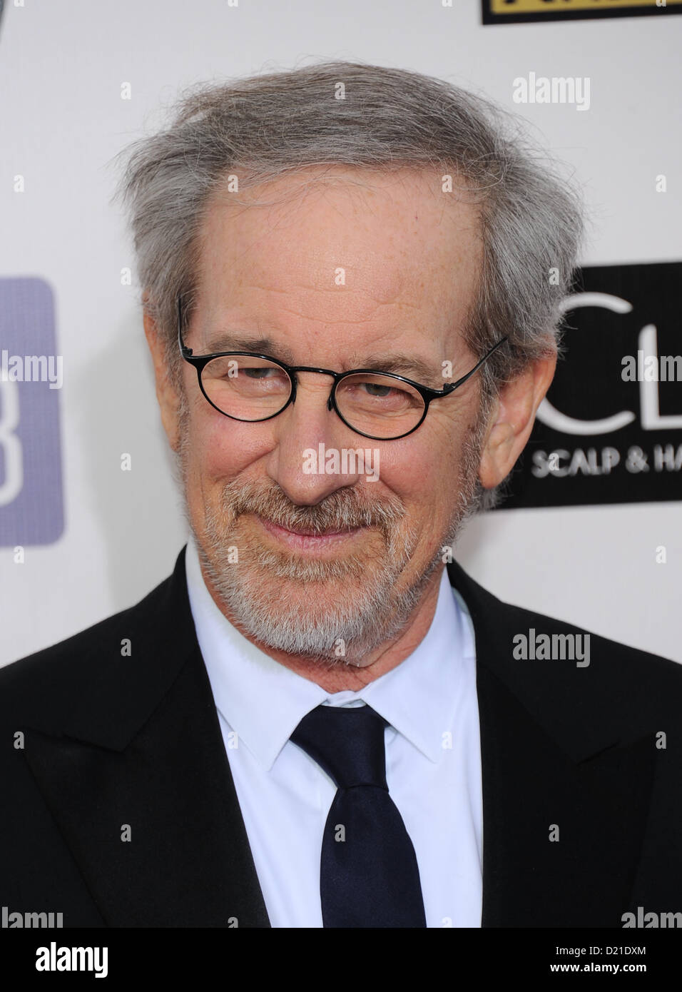 Director Steven Spielberg arrives at the 18th Annual Critics Choice film Awards in Santa Monica, California, USA, on January 10th 2013 Stock Photo