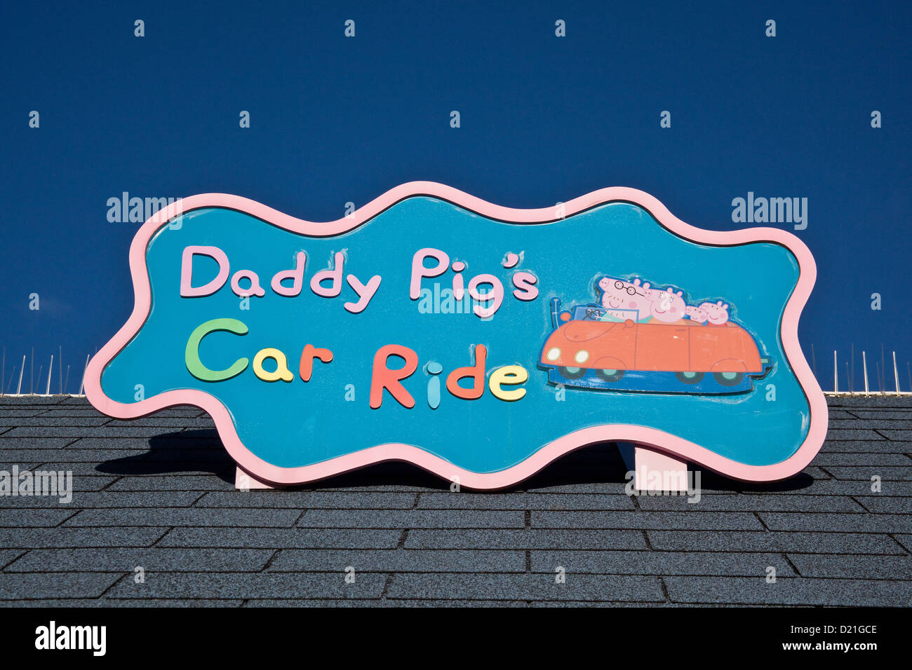 Daddy Pig's Car Ride, Peppa Pig world, Paultons Park, Southampton