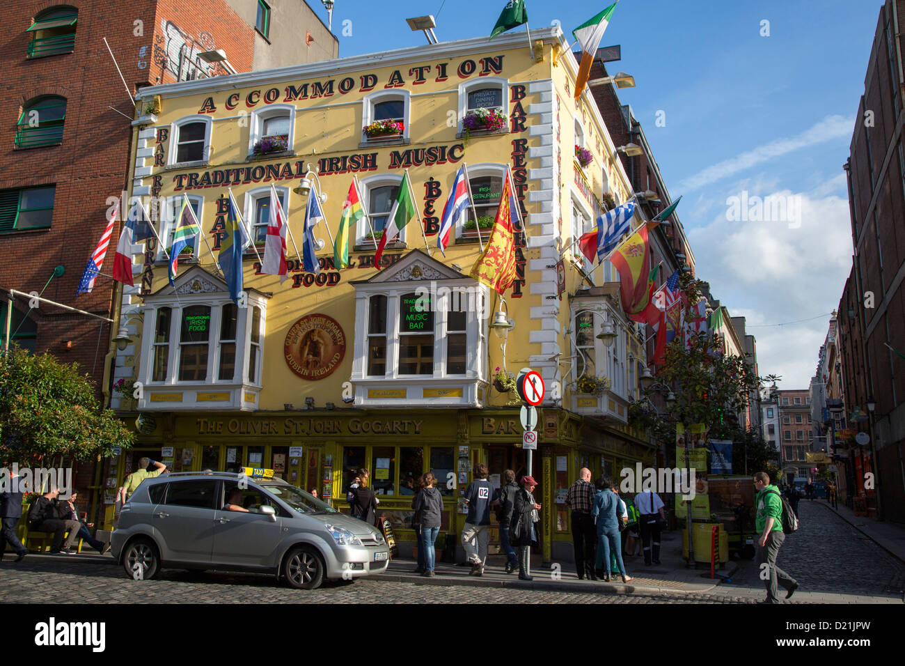 The Oliver St John Gogarty Pub, Dublin, County Dublin, Ireland Stock
