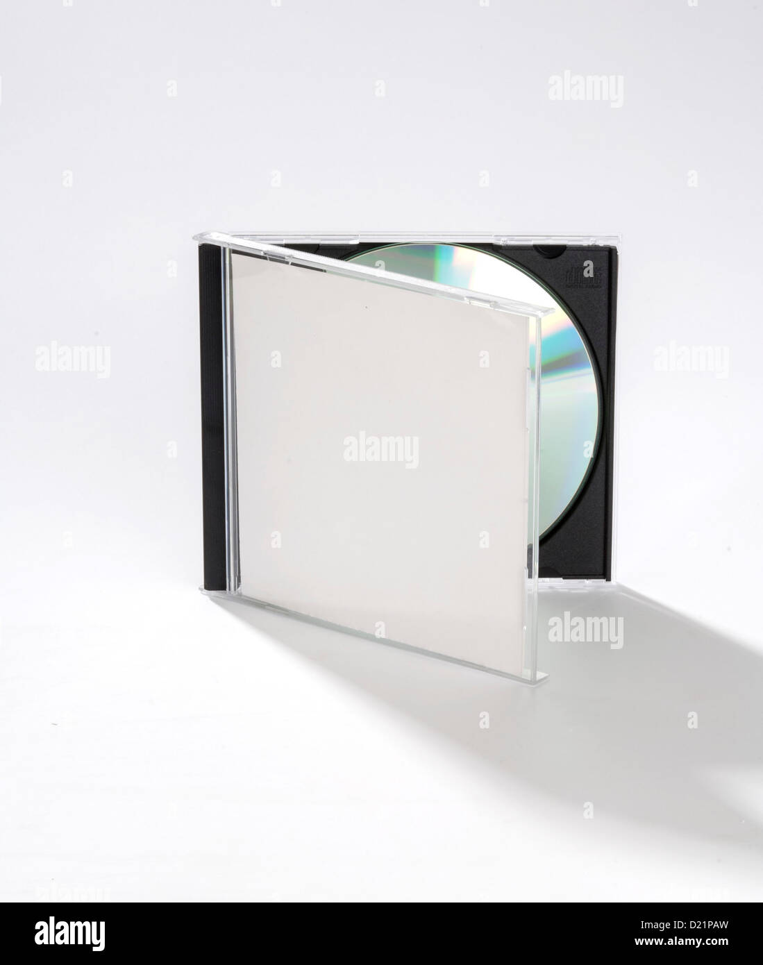 Blank CDRom with jewel case Stock Photo Alamy