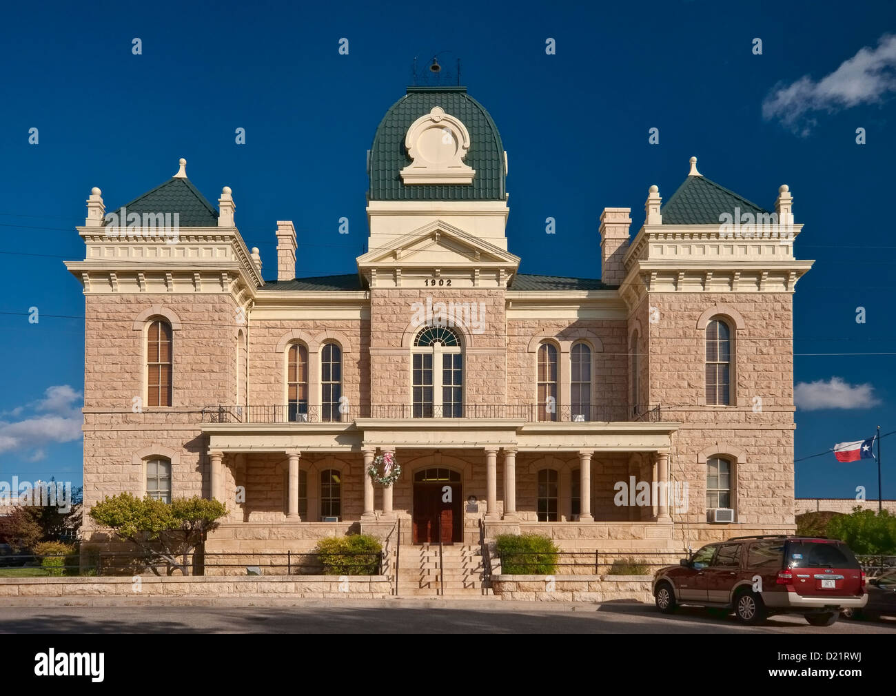 Courthouse in Ozona, Texas, USA Stock Photo Alamy