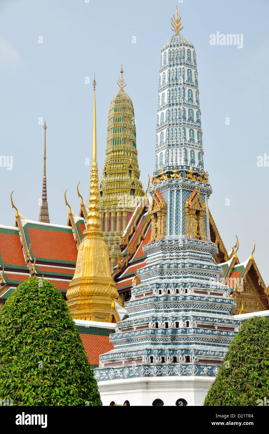 Wat Phra Kaew, Bangkok, Thailand, Asia Stock Photo