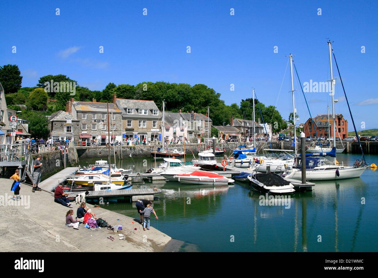 the harbour Padstow Cornwall England UK Stock Photo Alamy