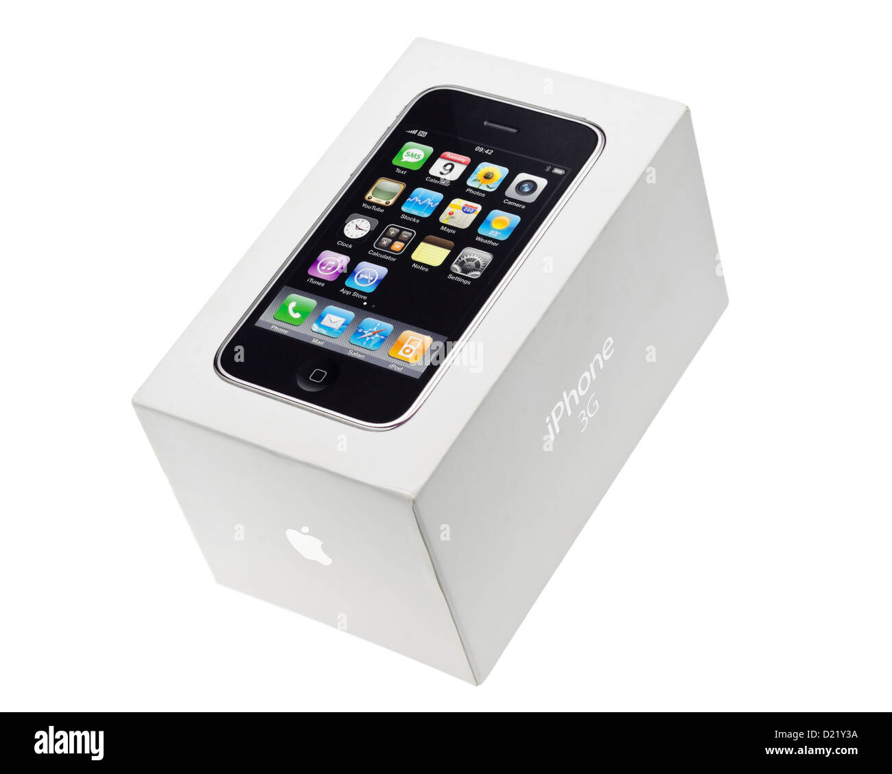 Apple Iphone 3G Box. Stock Photo