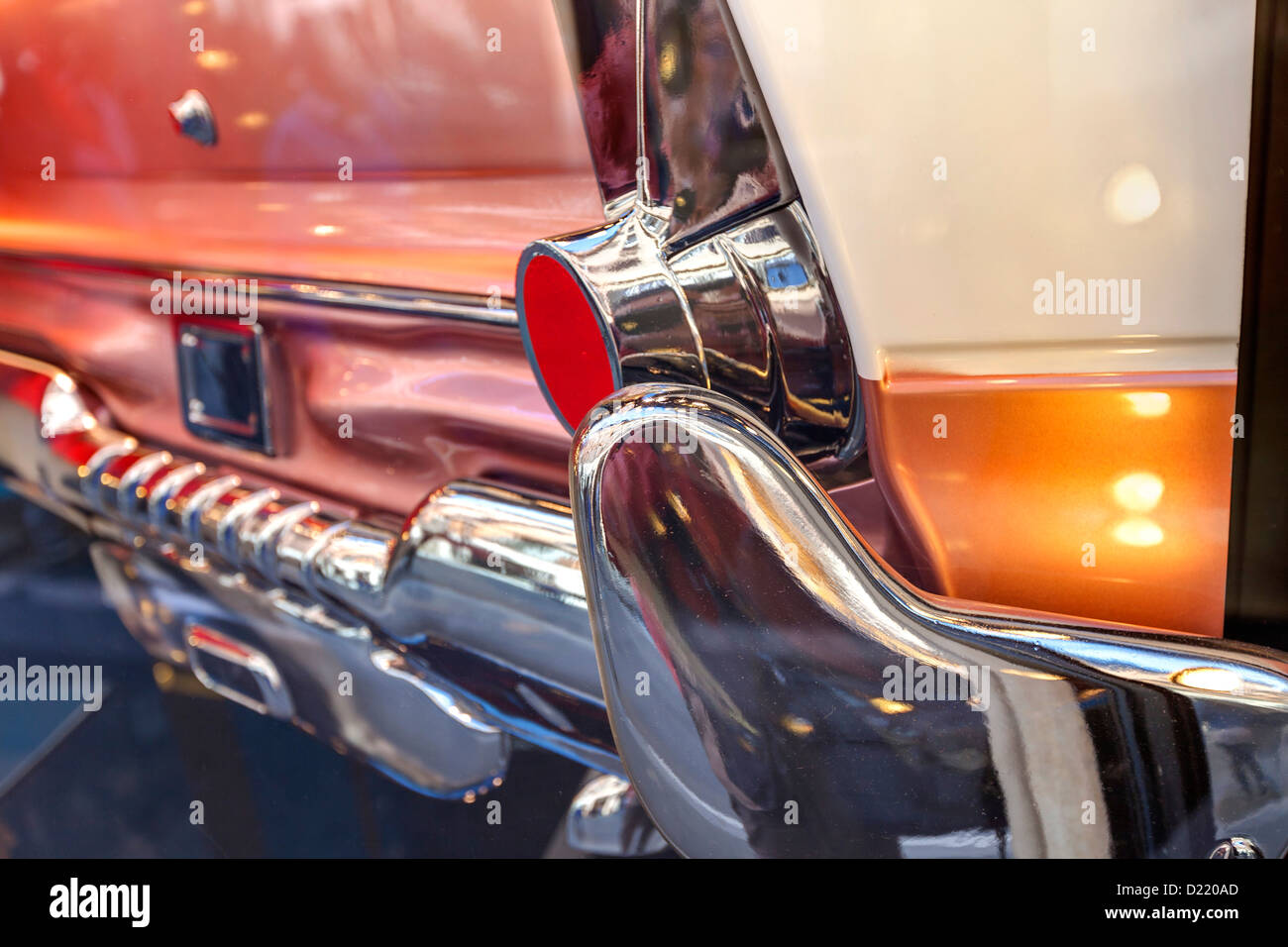 Cadillac rear view Stock Photo Alamy