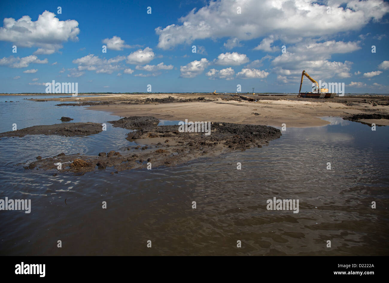 Pointe a la Hache, Louisiana The Lake Hermitage Marsh Creation project Stock Photo Alamy