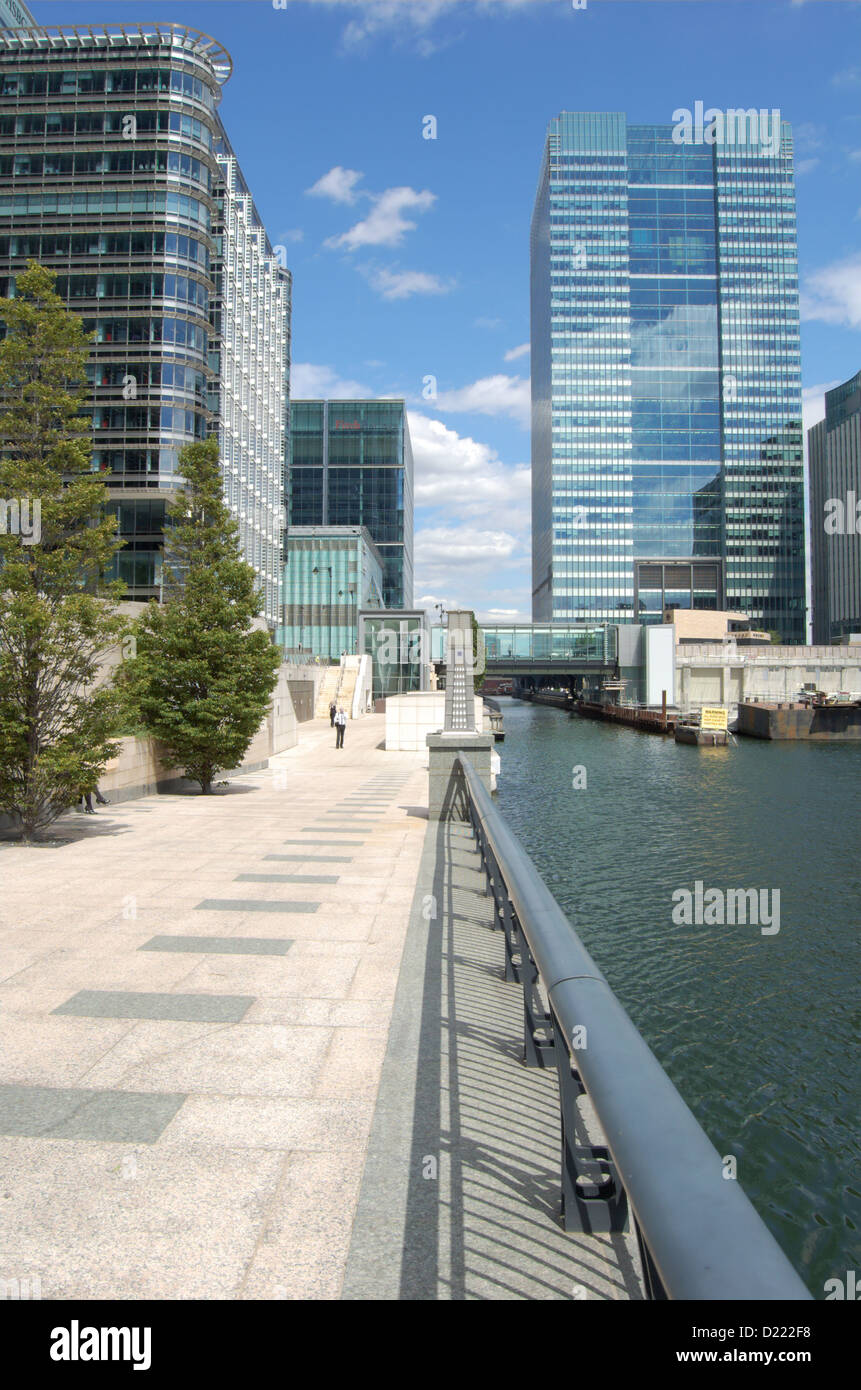 Office buildings at Canary Wharf in London, England Stock Photo - Alamy