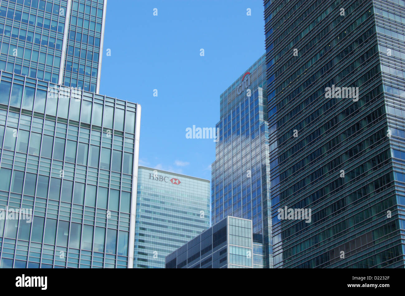 Office buildings at Canary Wharf in London, England Stock Photo - Alamy