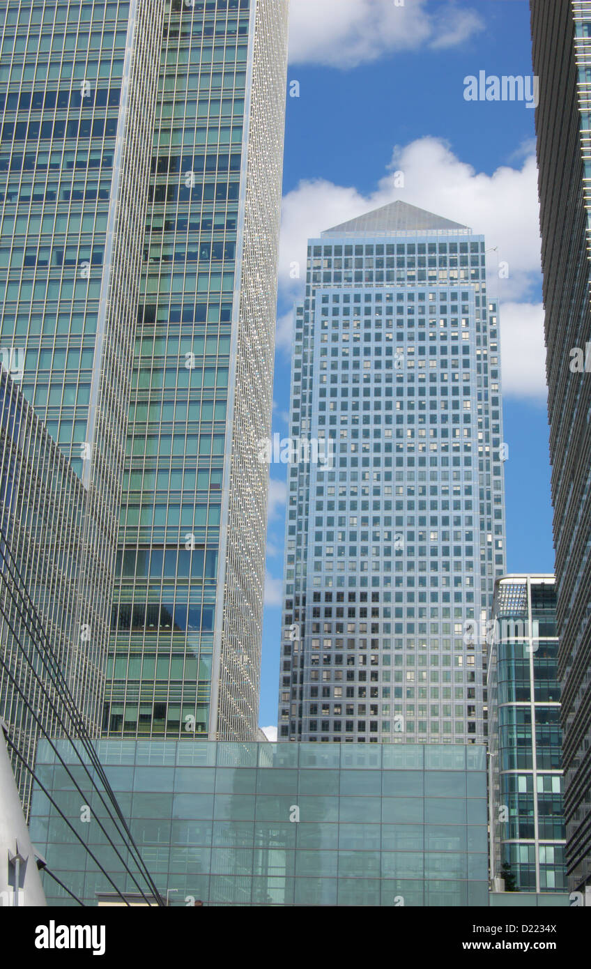 Office buildings at Canary Wharf in London, England Stock Photo - Alamy