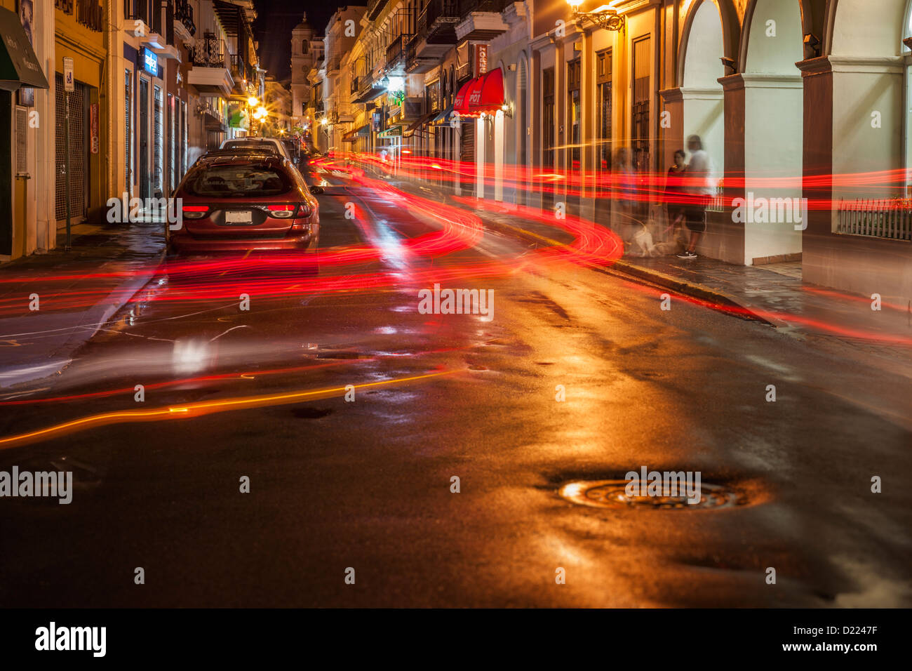 Street scene in Old San Juan, Puerto Rico Stock Photo - Alamy