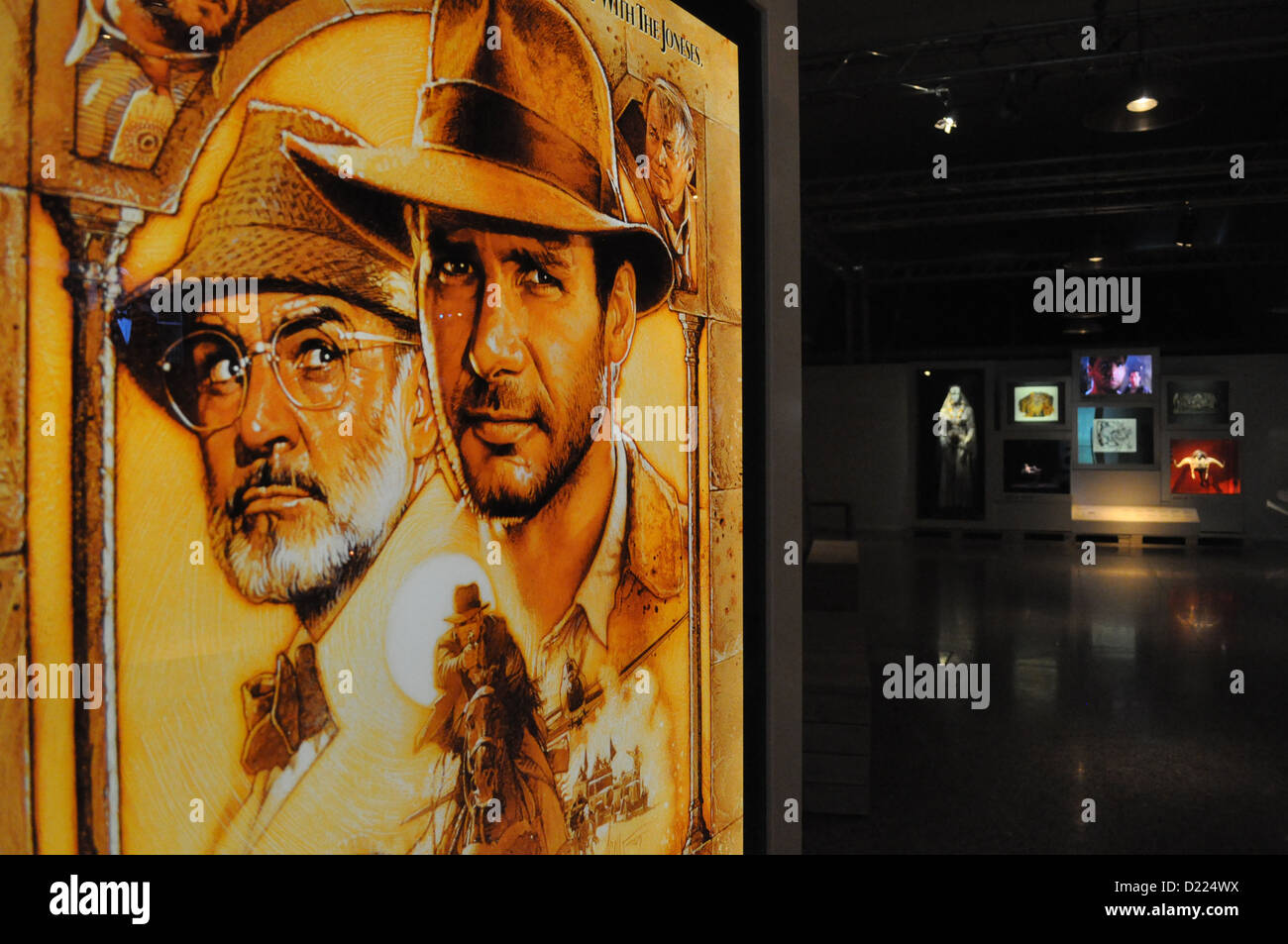 Valencia, Spain: permanent exhibition ‘Indiana Jones’ at Museo de las Ciencias Príncipe Felipe, at CAC Stock Photo