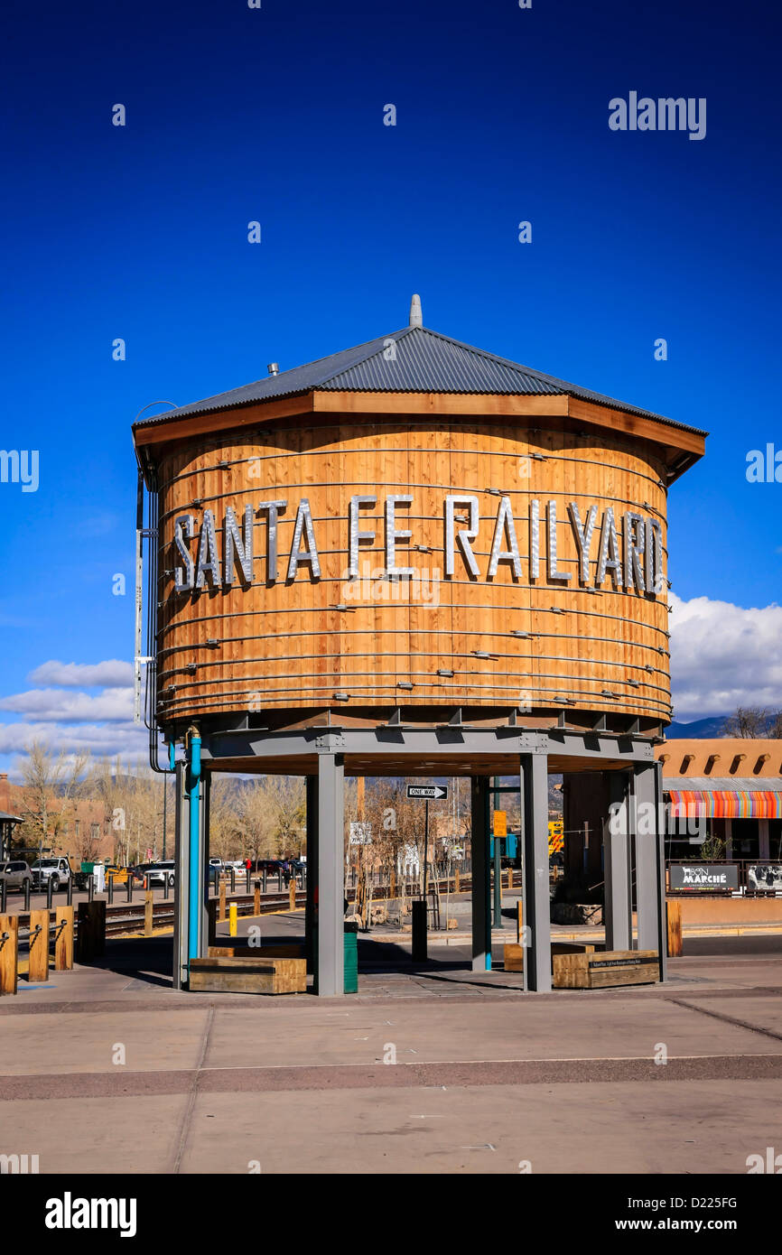 The Santa Fe Railyard in New Mexico Stock Photo