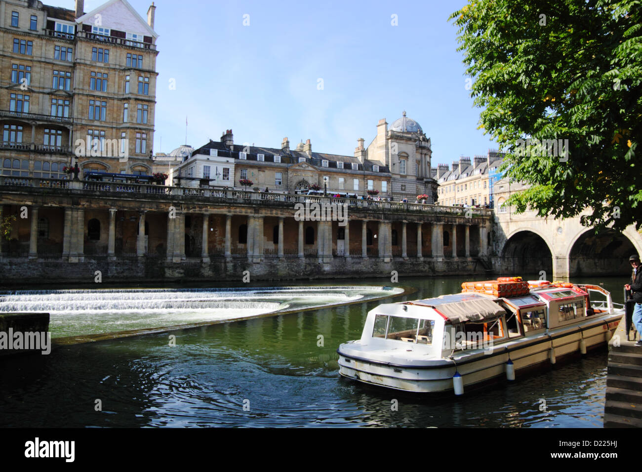 Pleasure cruise on the River Avon in Bath Stock Photo Alamy