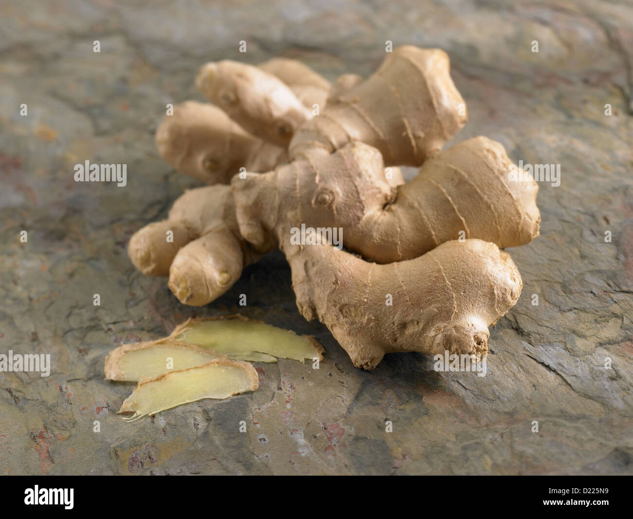 Ginger root Stock Photo