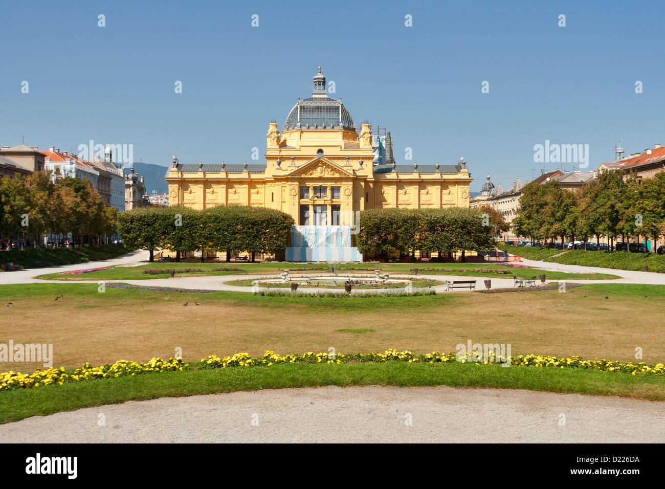 Art gallery pavilion in city center of Zagreb, Croatia Stock Photo Alamy