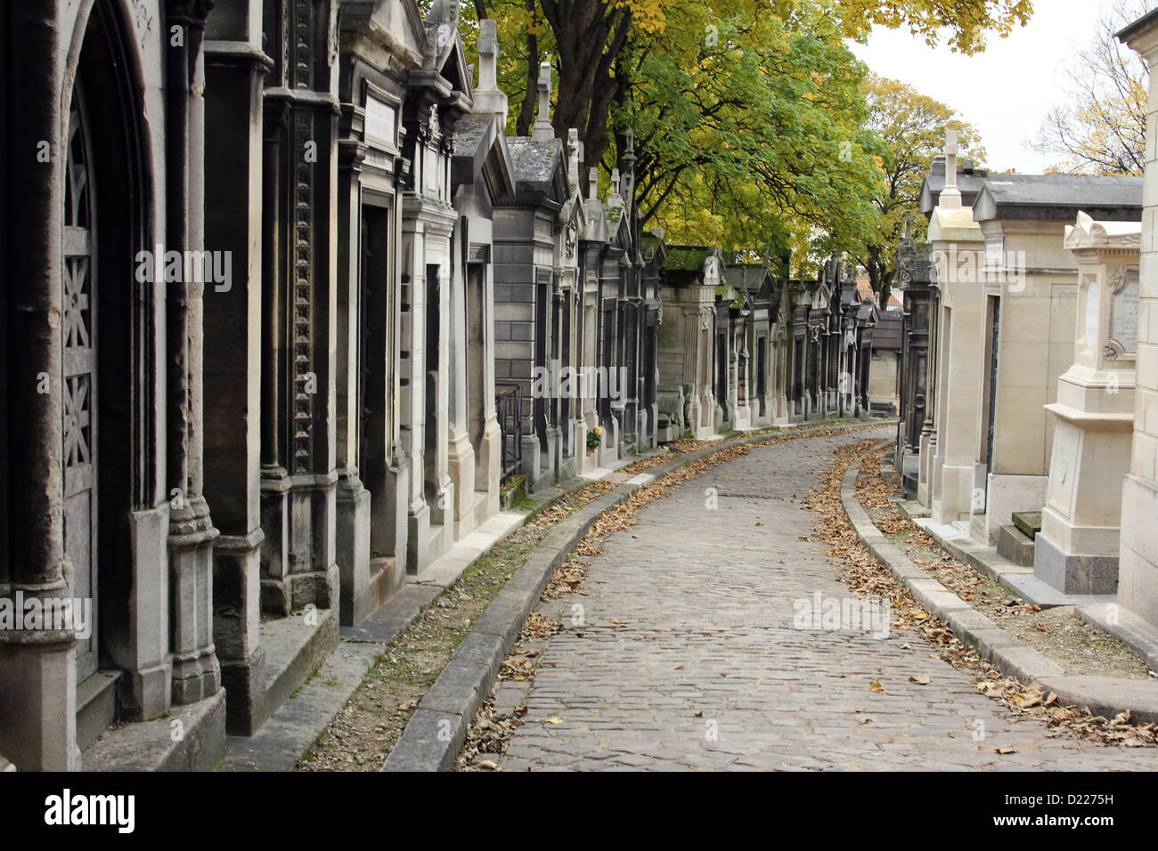 Pere Lachaise Cemetery Paris, France Stock Photo