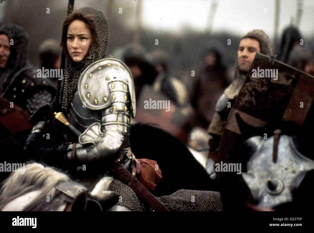 Jeanne D'arc - Die Frau Des Jahrtausends, Teil 1  Joan Arc I.  Leelee Sobieski Jeanne (Leelee Sobieski) führt die französischen Stock Photo