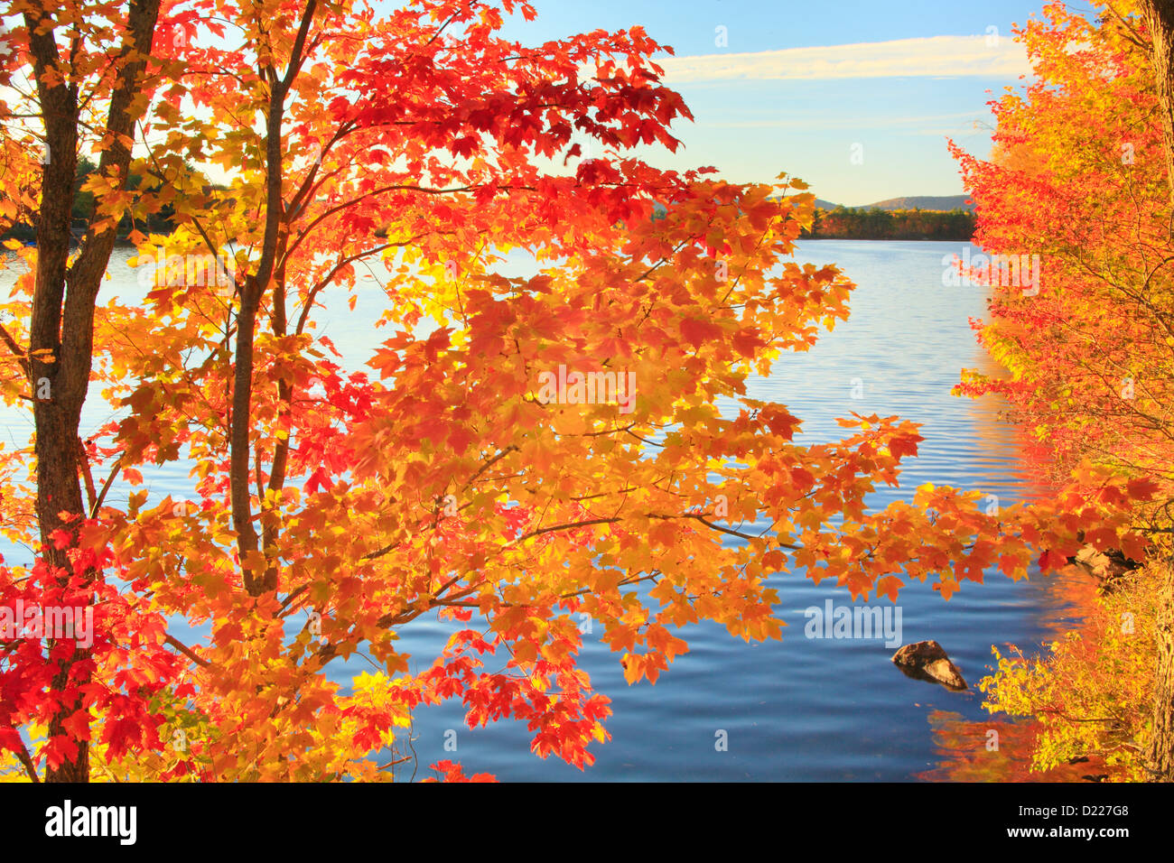 Megunticook Lake, Camden, Maine, USA Stock Photo Alamy