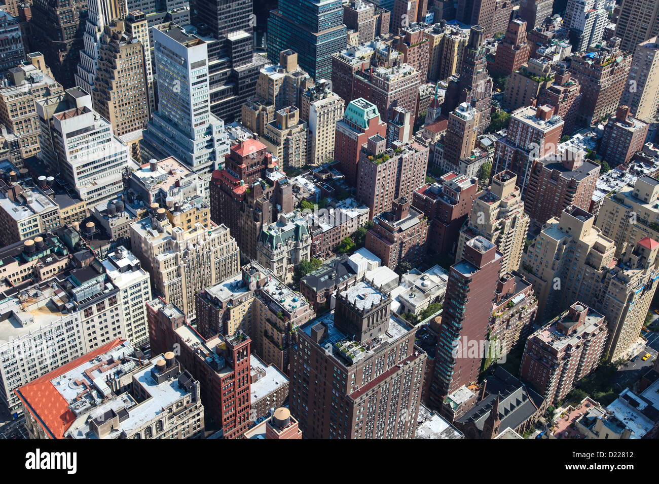 Rooftops of Manhattan in New York City Stock Photo Alamy