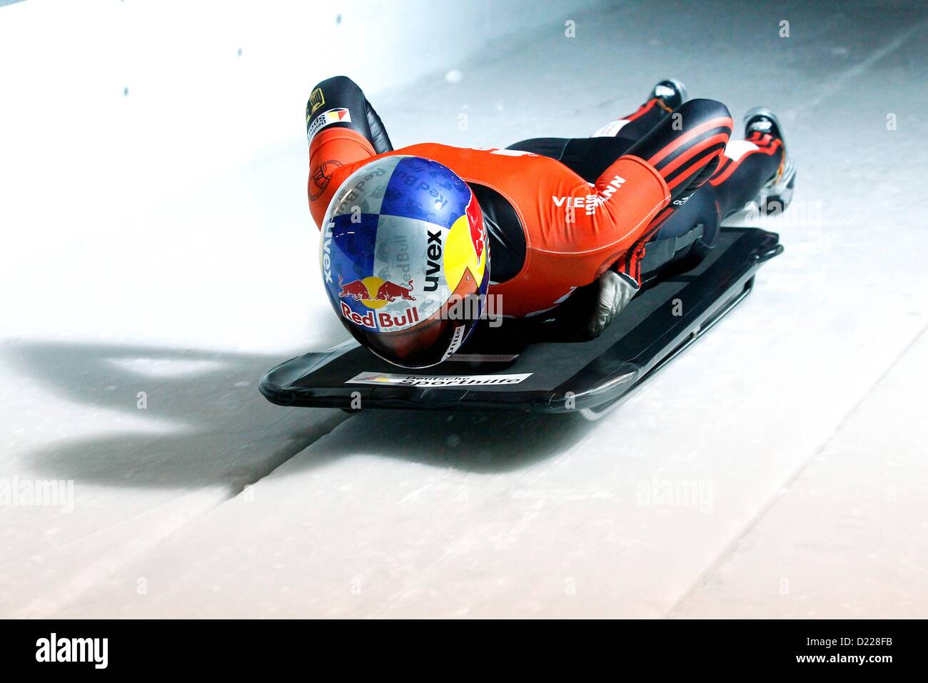 Koenigssee, Germany. 11th January 2013. Skeleton FIBT World Cup women