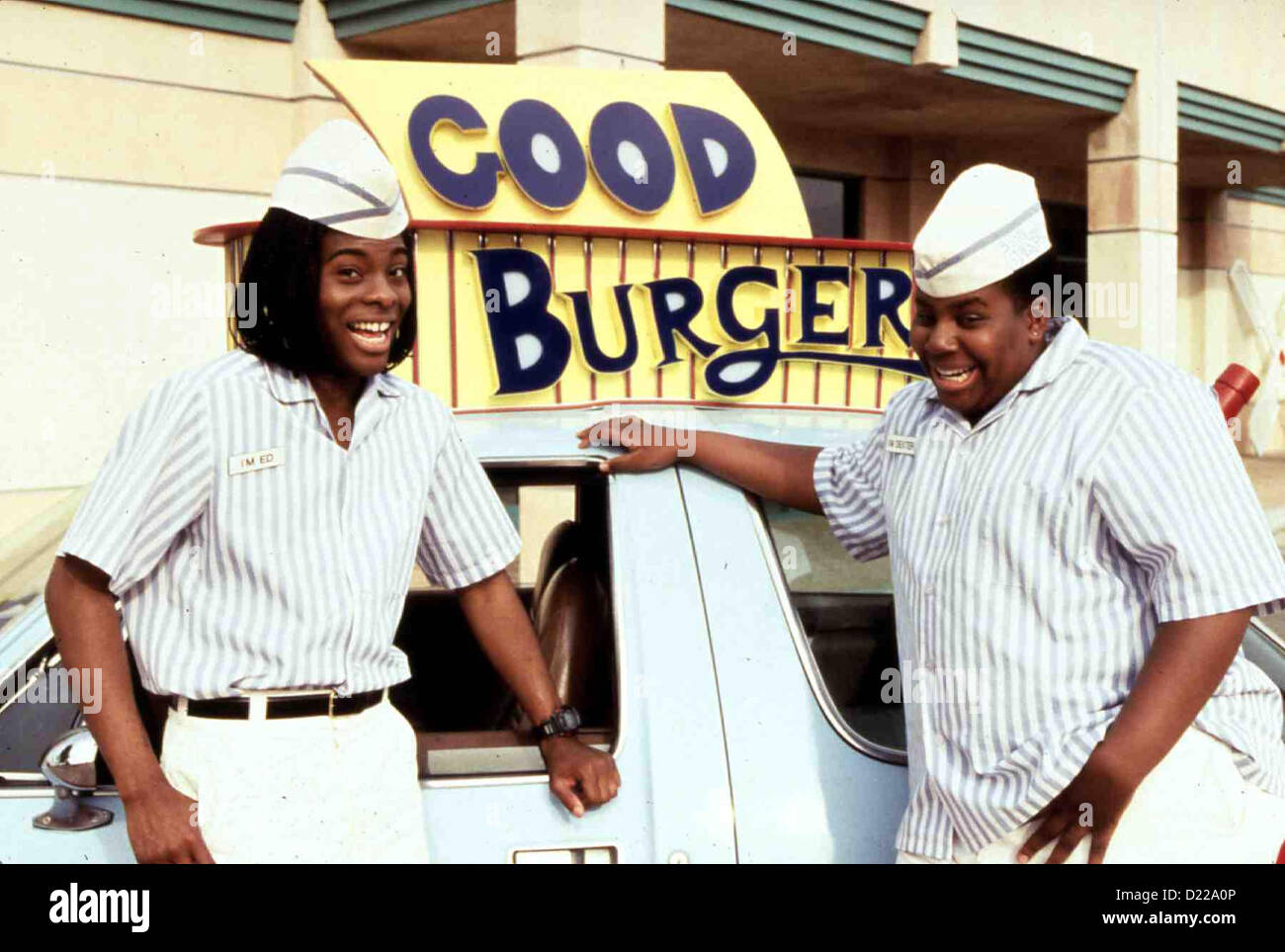 Good Burger - Die Total Verrueckte Burger-Bude  Good Burger  Kel Mitchell, Kenan Thompson Dexter (Kenan Thompson) lernt Ed (Kel Stock Photo