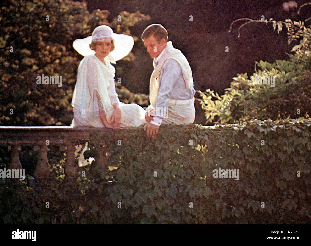 Der Grosse Gatsby  Great Gatsby  Mia Farrow, Robert Redford Als Daisys Ehemann Tom das Verhaeltnis seiner Frau (Mia Farrow) und Stock Photo