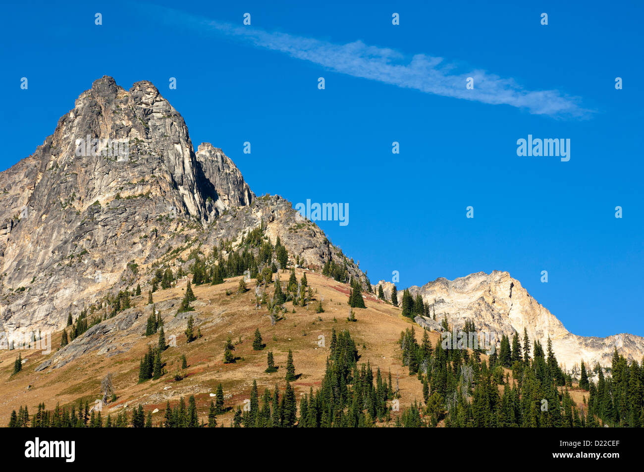 Granite peaks above the North Cascades Highway, OkanoganWenatchee