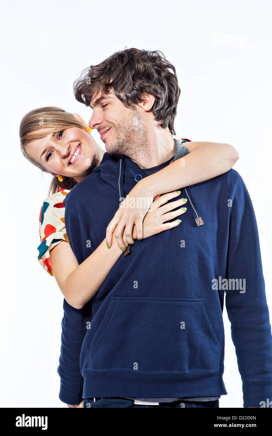 Couple expressing their love Stock Photo Alamy