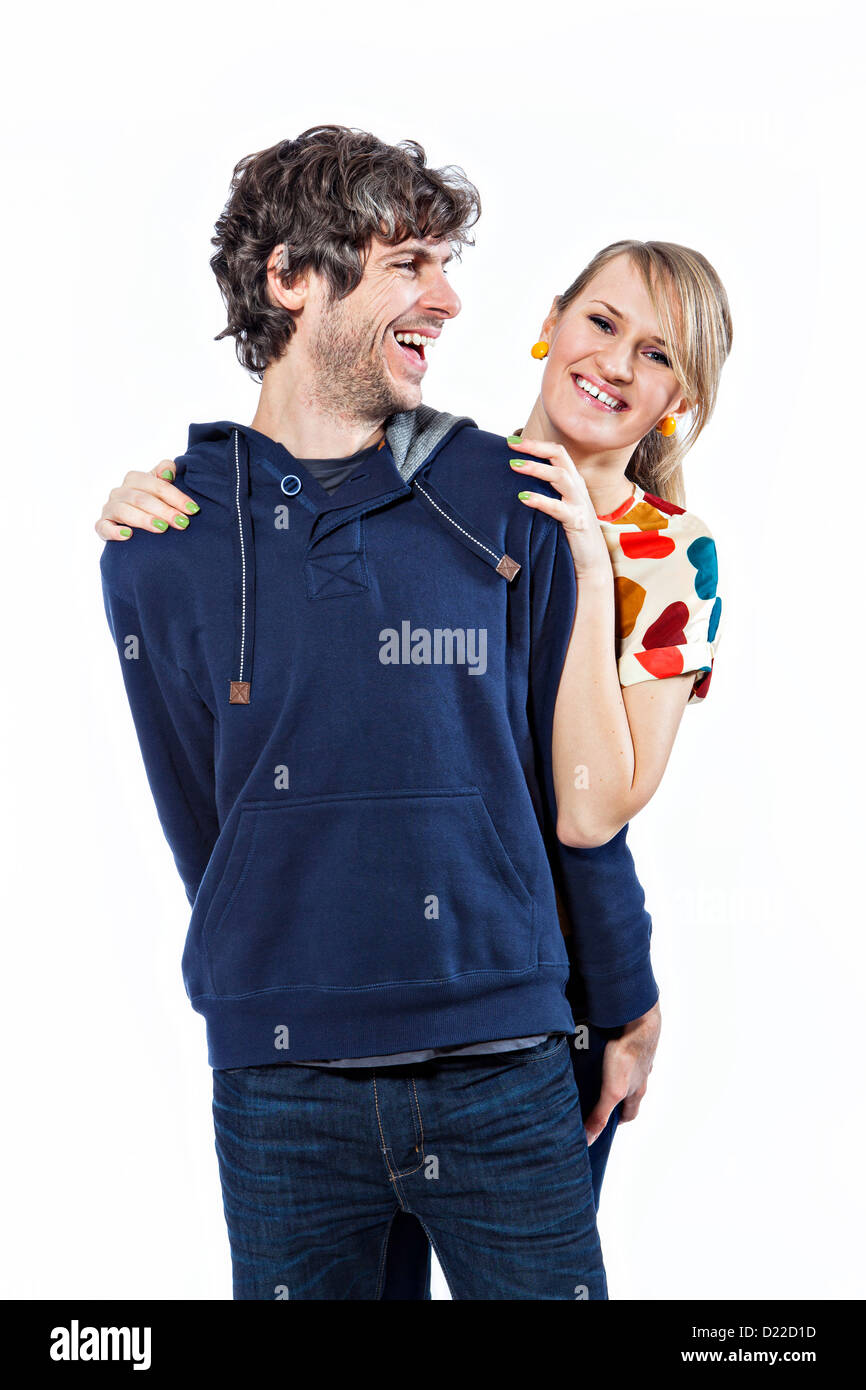 Couple expressing their love Stock Photo Alamy