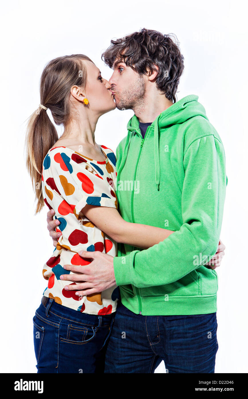 Couple expressing their love Stock Photo Alamy