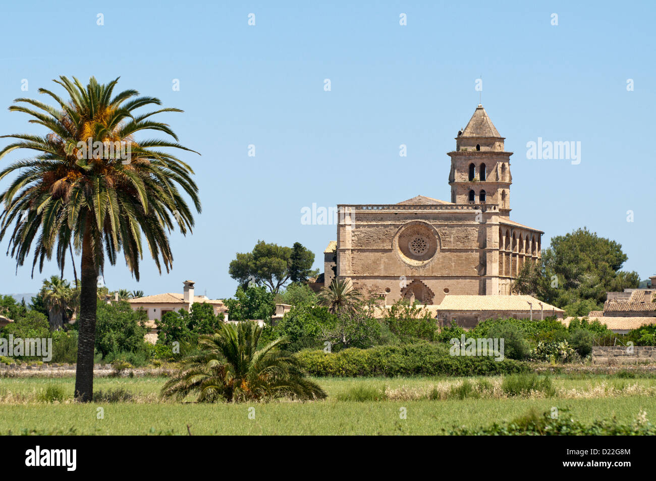 Petra, Iglesia de San Pedro, Mallorca (Majorca) Stock Photo