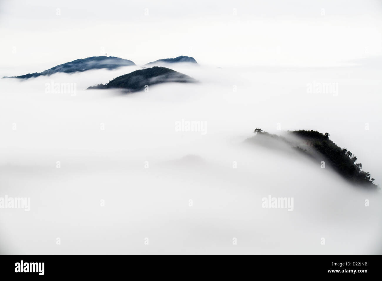 Beautiful mountain and cloud for adv or others purpose use Stock Photo
