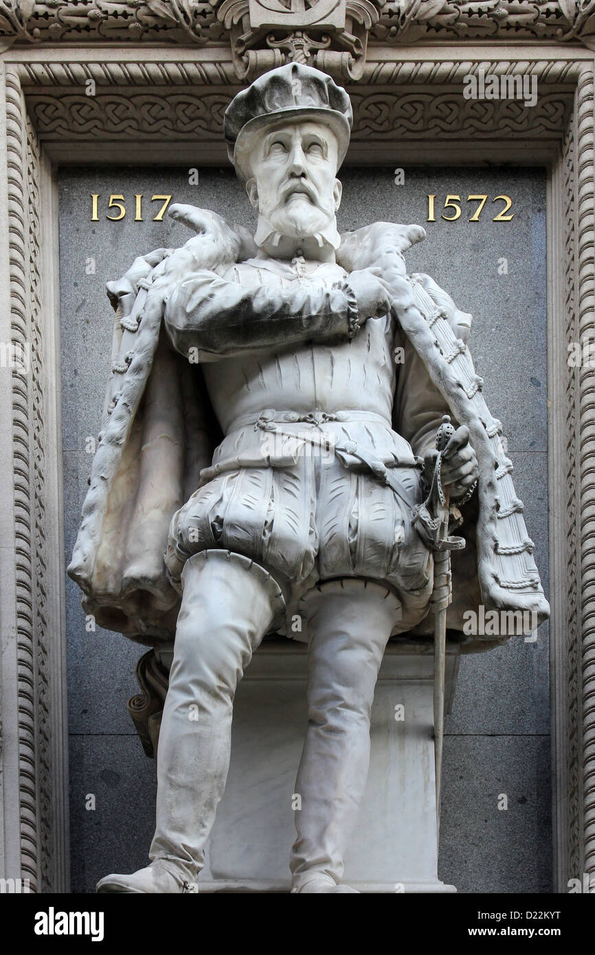 Monument to Gaspard de Coligny, by Gustave Crauck (18271905), at the Protestant Church of the Monument to Gaspard de Coligny, by Gustave Crauck (18271905), at the Protestant Church of the