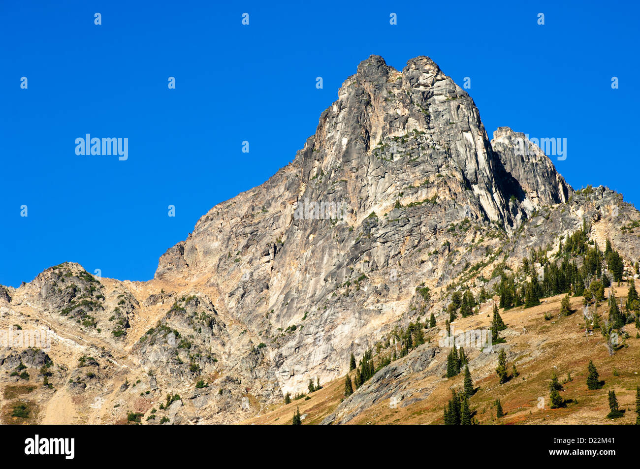 Granite peaks above the North Cascades Highway, OkanoganWenatchee