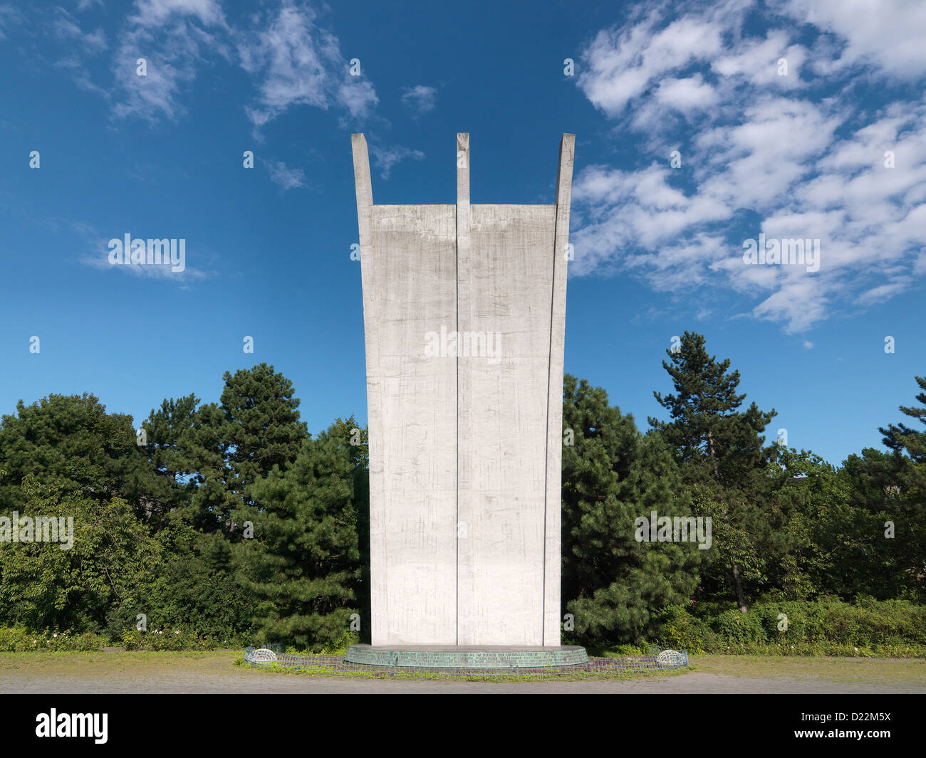 Berlin, Germa, the Luftbrueckendenkmal place the airlift Stock Photo