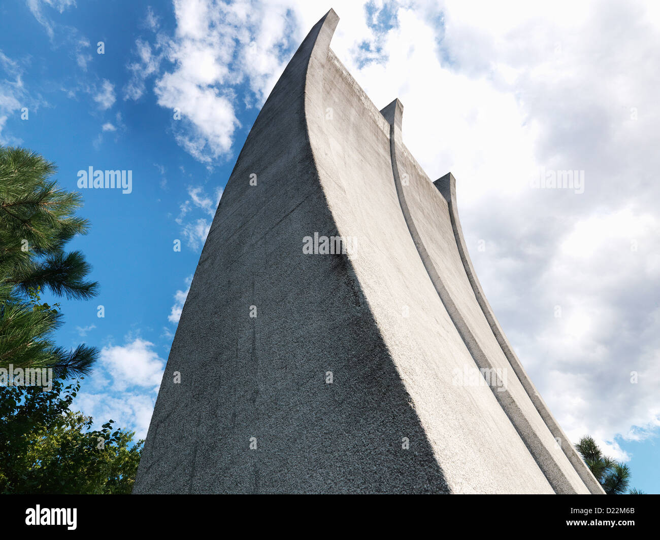 Berlin, Germa, the Luftbrueckendenkmal place the airlift Stock Photo