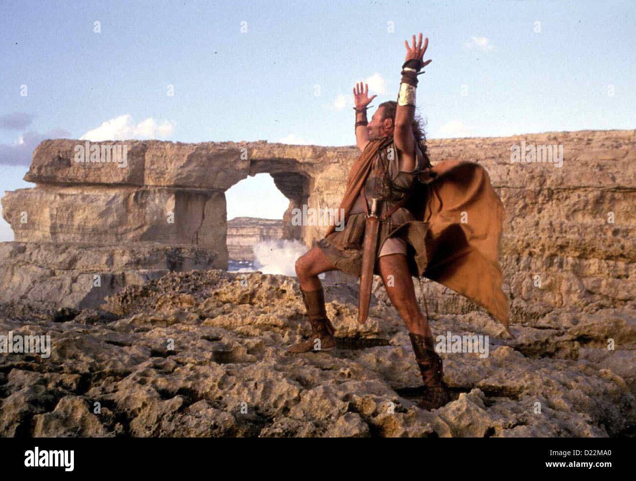 Die Abenteuer Des Odysseus - Schlacht Der Titanen  Odyssey, (Part 1)  Armand Assante Stolz prahlt Odysseus (Armand Assante), Stock Photo