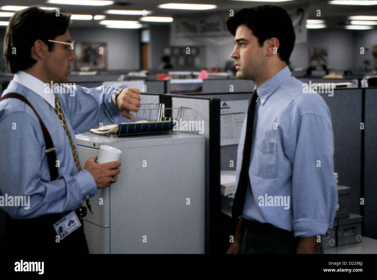 Alles Routine   Office Space   Bill Lumbergh (Gary Cole), Peter (Ron Livingston) *** Local Caption *** 1999  20th Cent. Fox Stock Photo