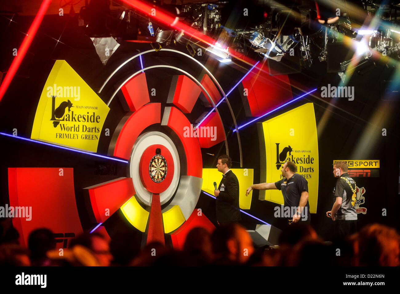 During the world darts championship final at frimley green hi-res stock  photography and images - Alamy