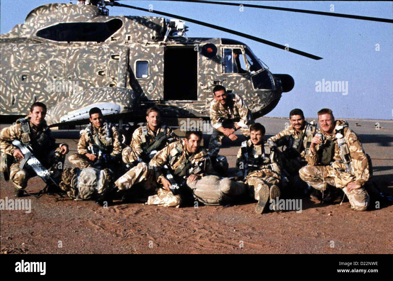 Todeskommando Irak  One That Got Away,  Paul McGann, Steve John Shepherd, Simon Burke, Hannes Muller, Sam Halpenny, David Stock Photo