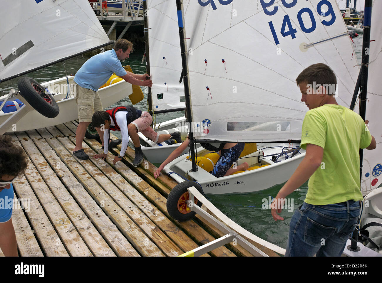 Regatta Tournament in Spain (Gold Coast Stock Photo Alamy