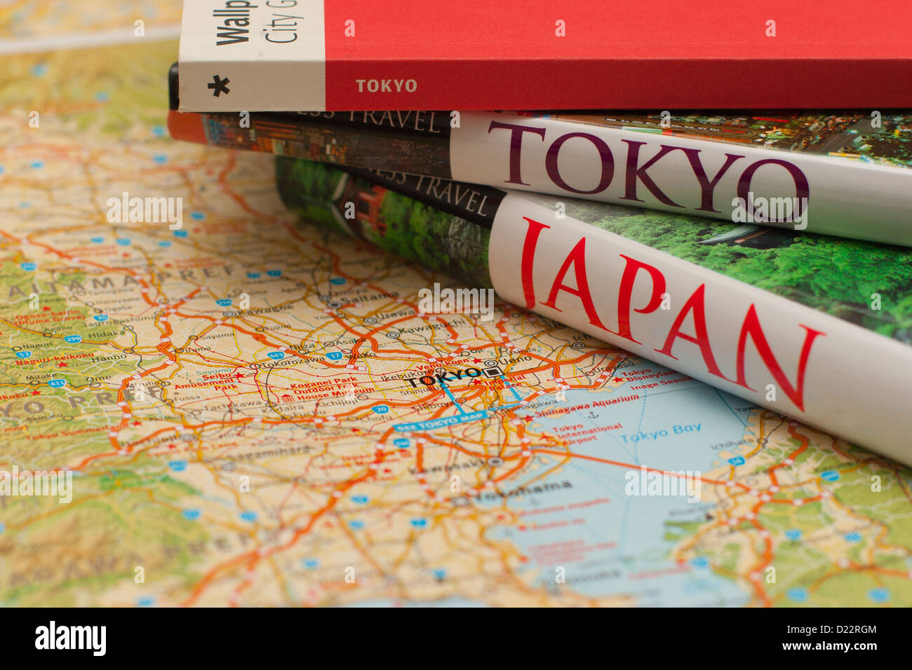 Japan tourist map hires stock photography and images Alamy
