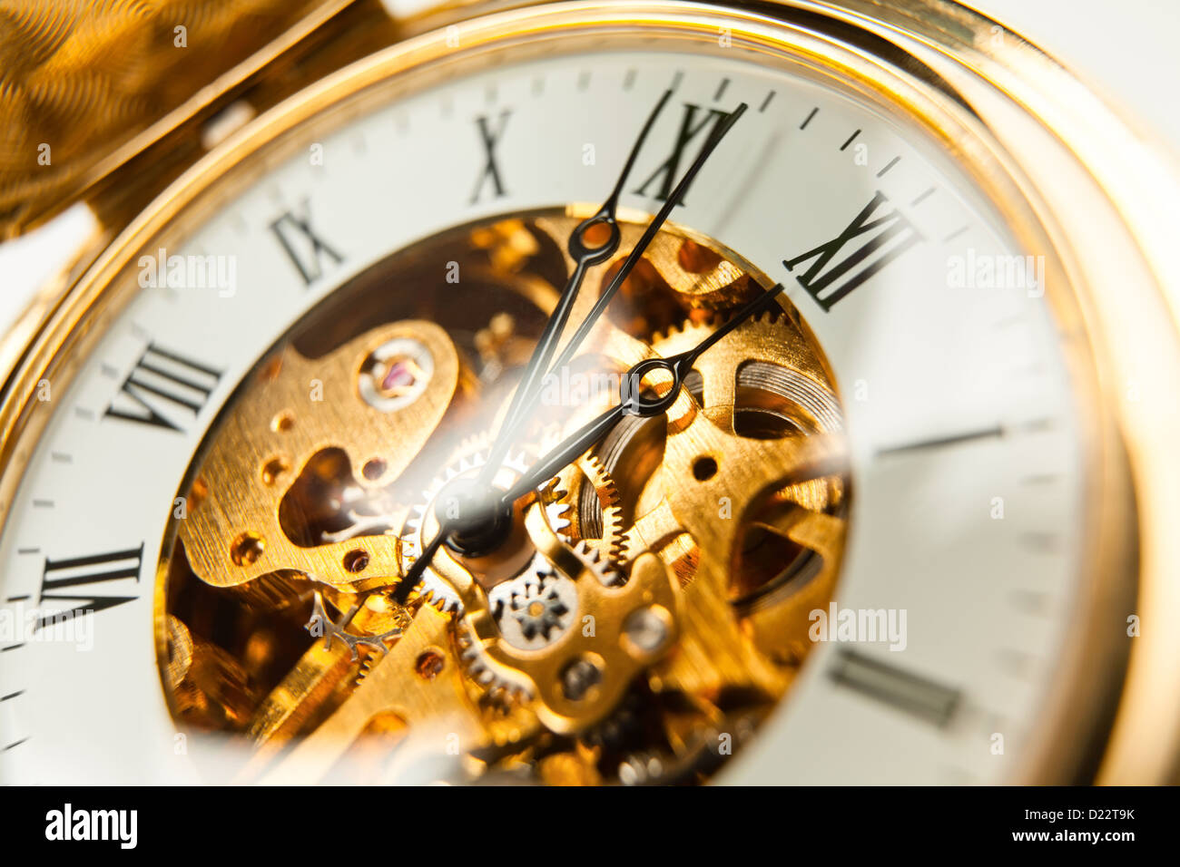 watch pocket full frame closeup Stock Photo